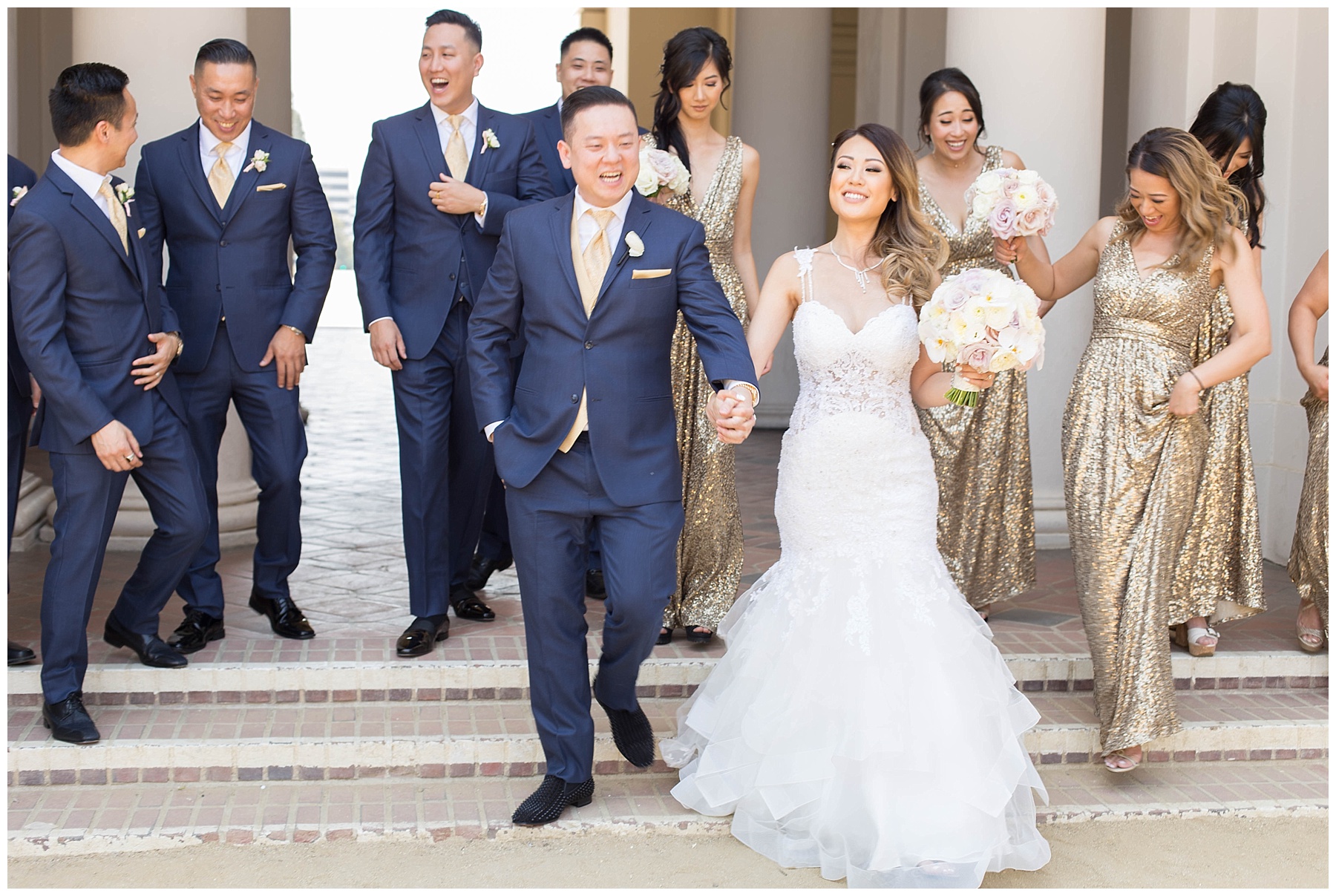 Pasadena City Hall Wedding and Hilton Reception
