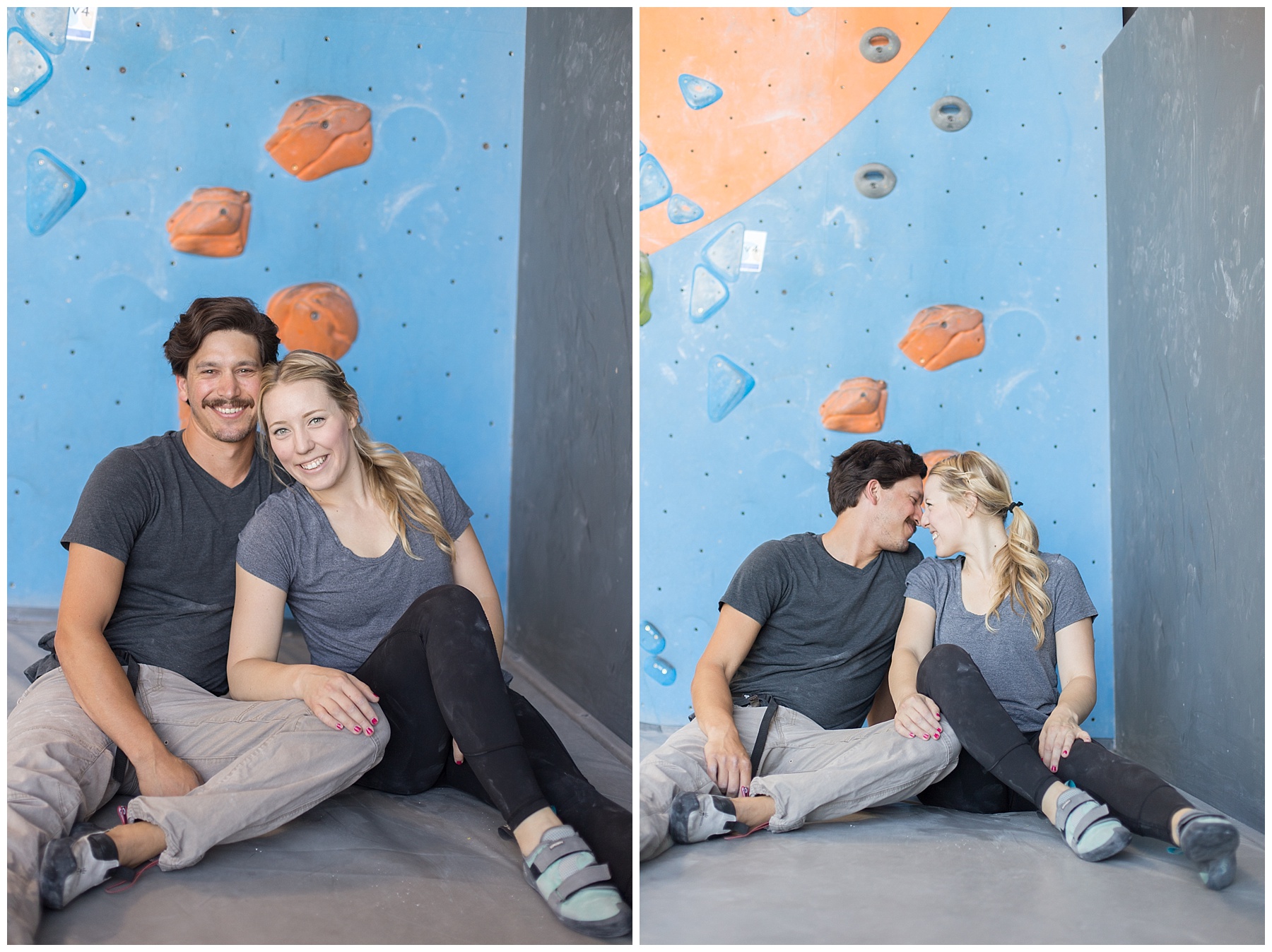 Rock Climbing engagement, Los Angeles photographer