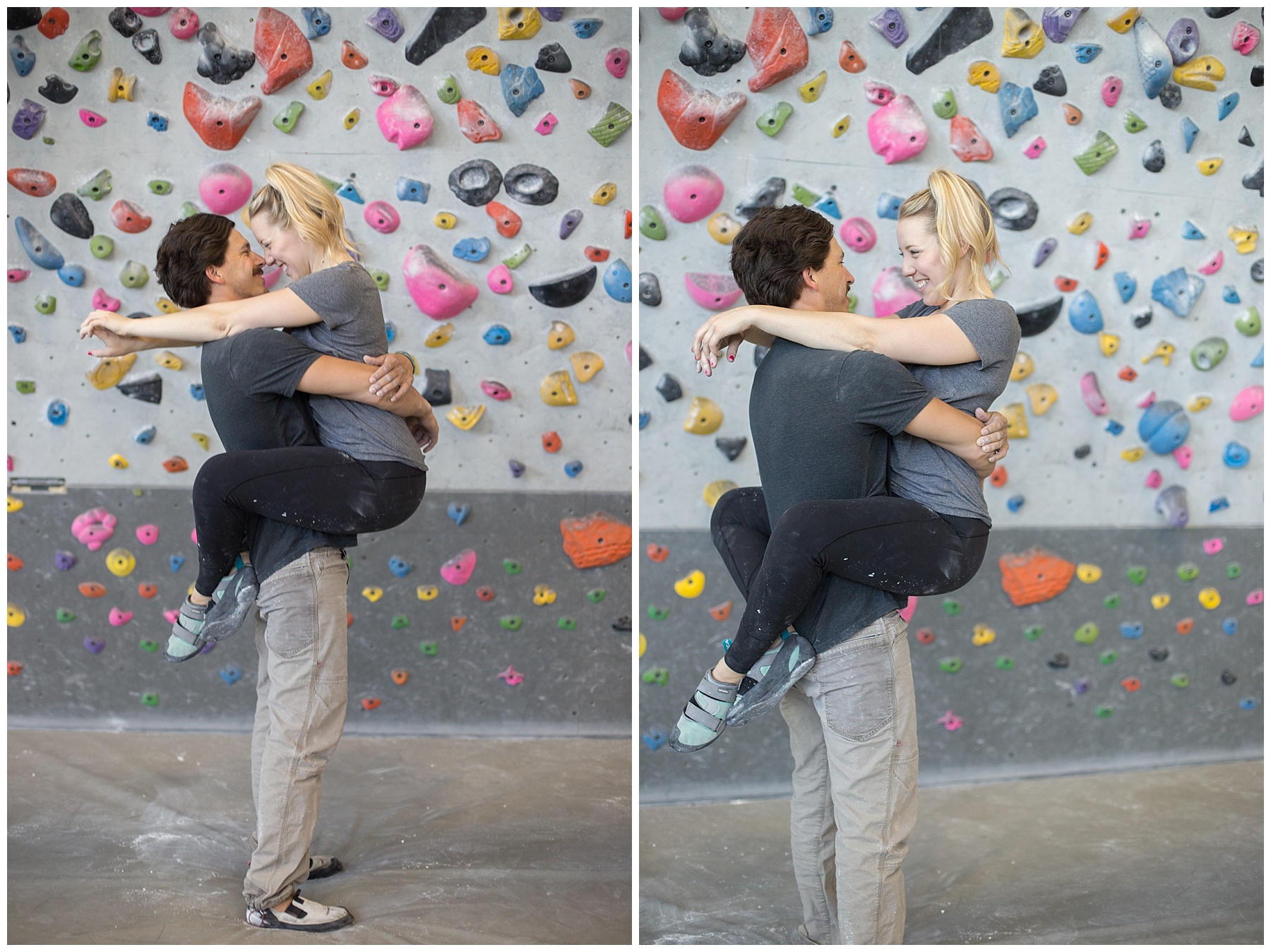 Rock Climbing engagement, Los Angeles photographer