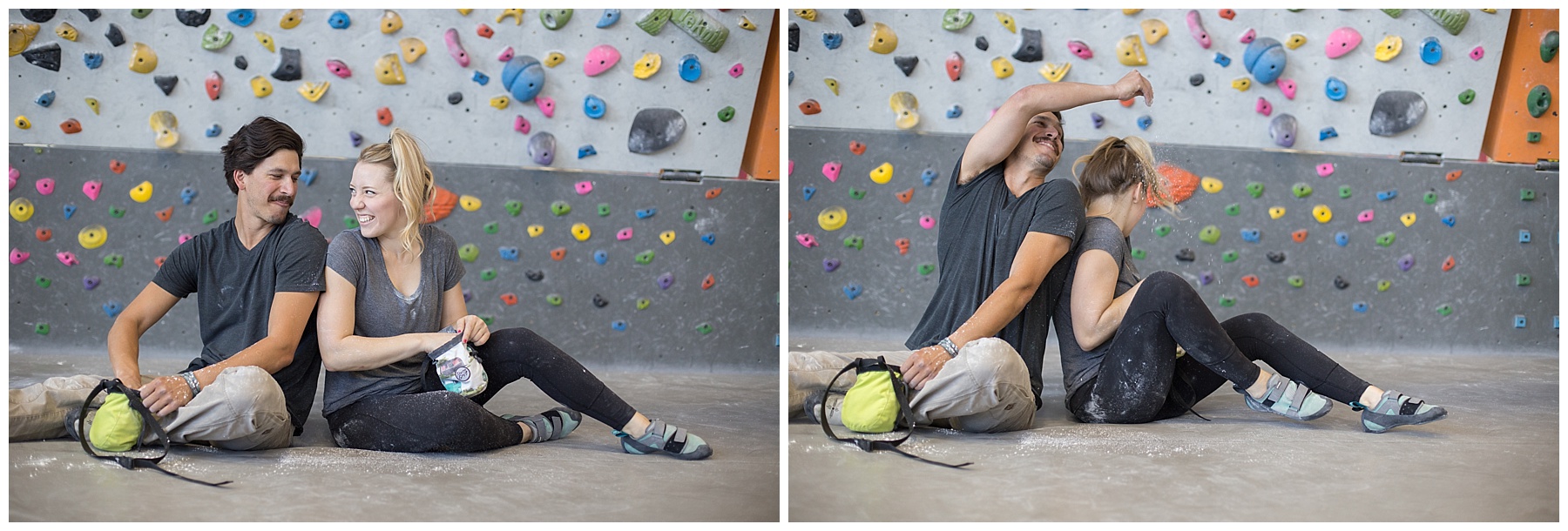 Rock Climbing engagement, Los Angeles photographer