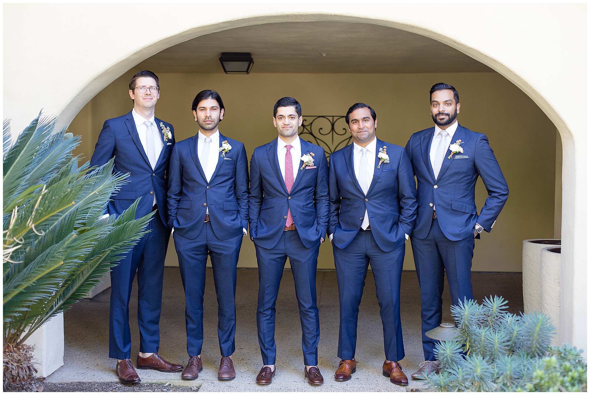 groomsmen at estancia la jolla