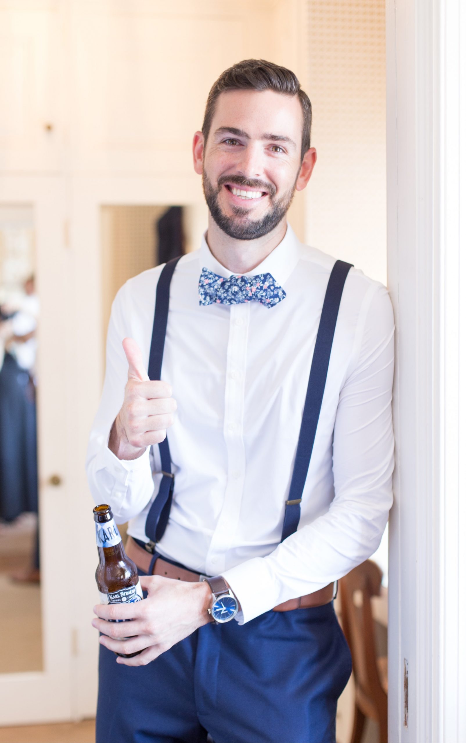 groom getting ready 