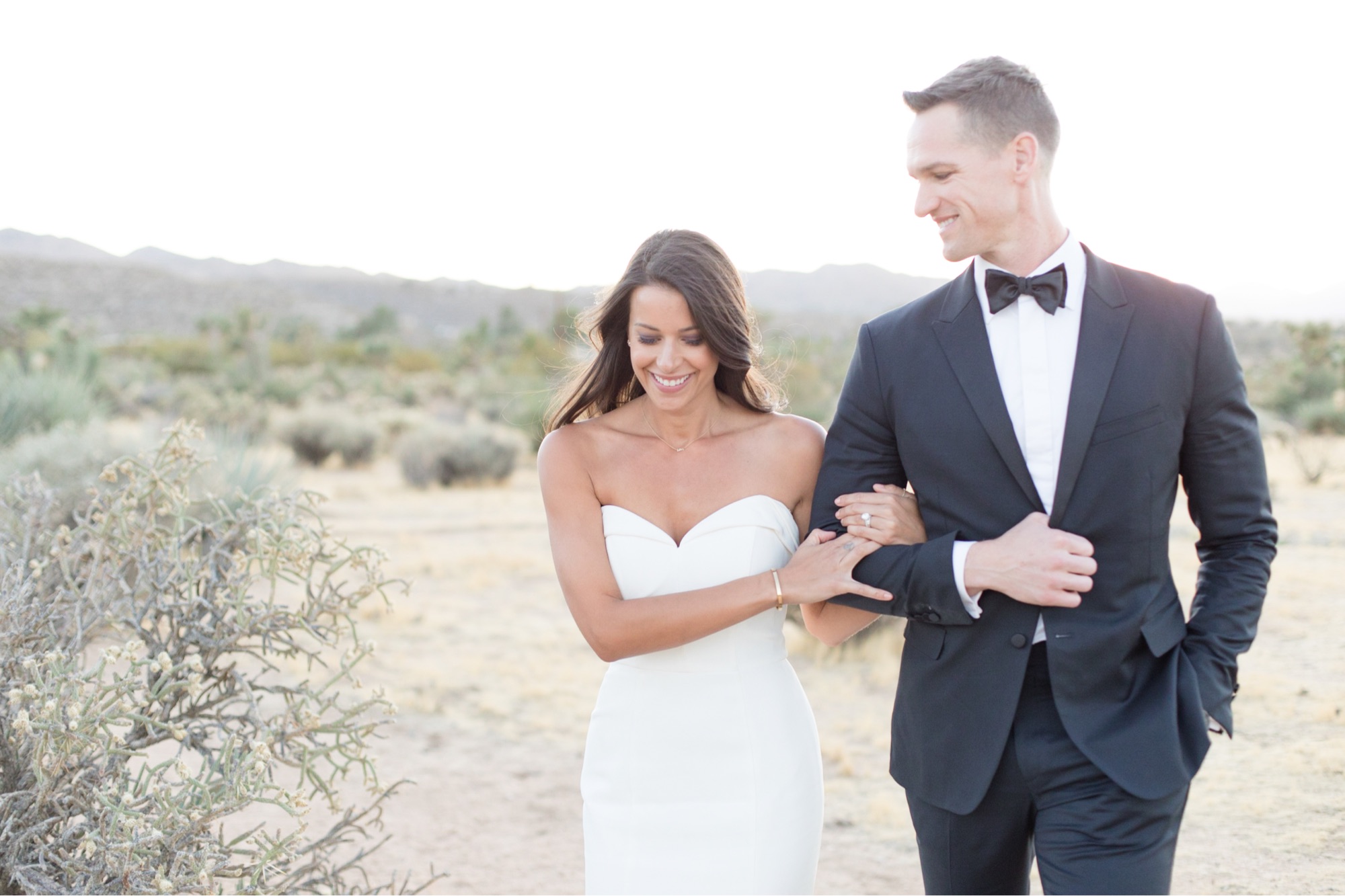 joshua tree bridal portraits