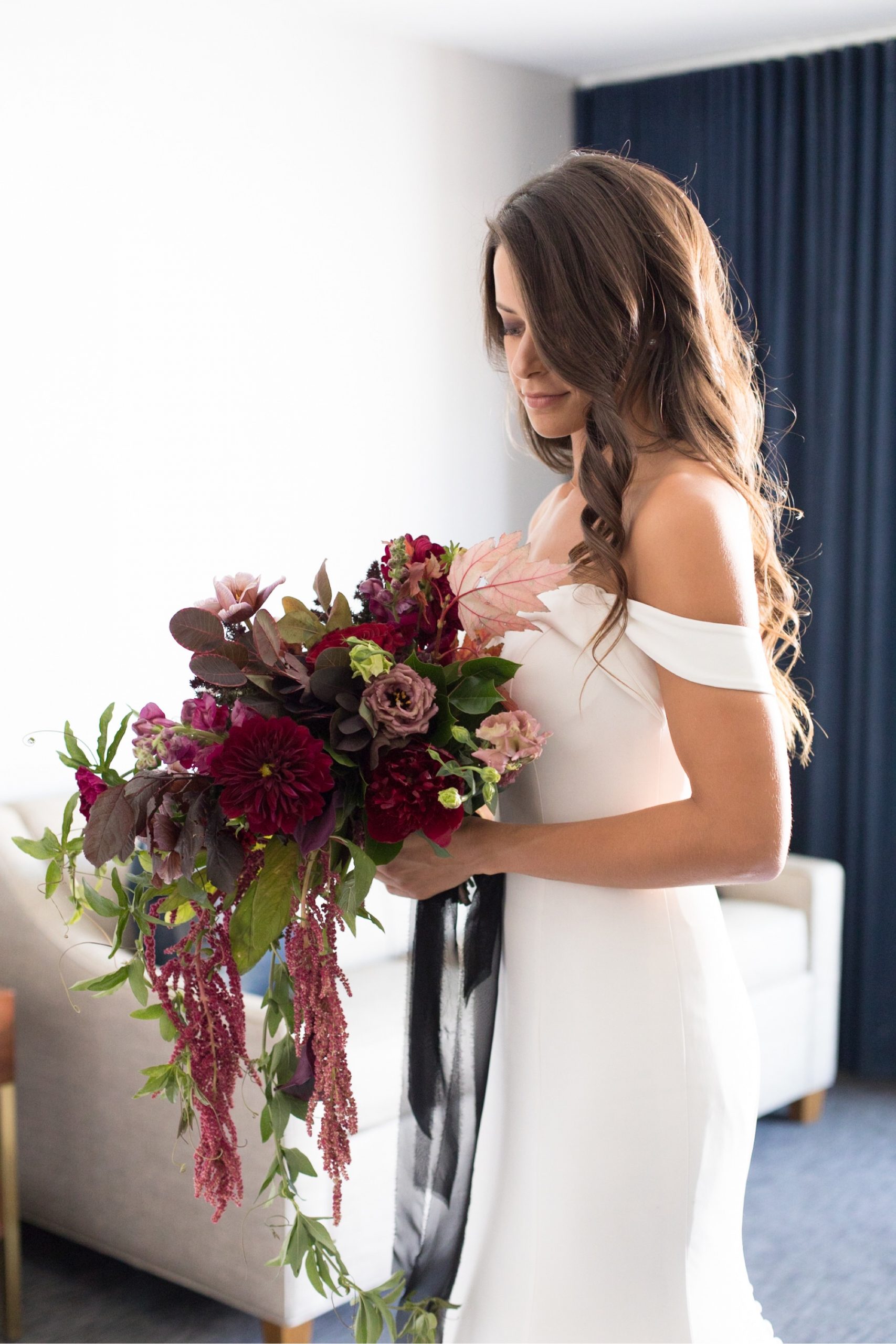 bridal bouquet for indian cove amphitheater wedding