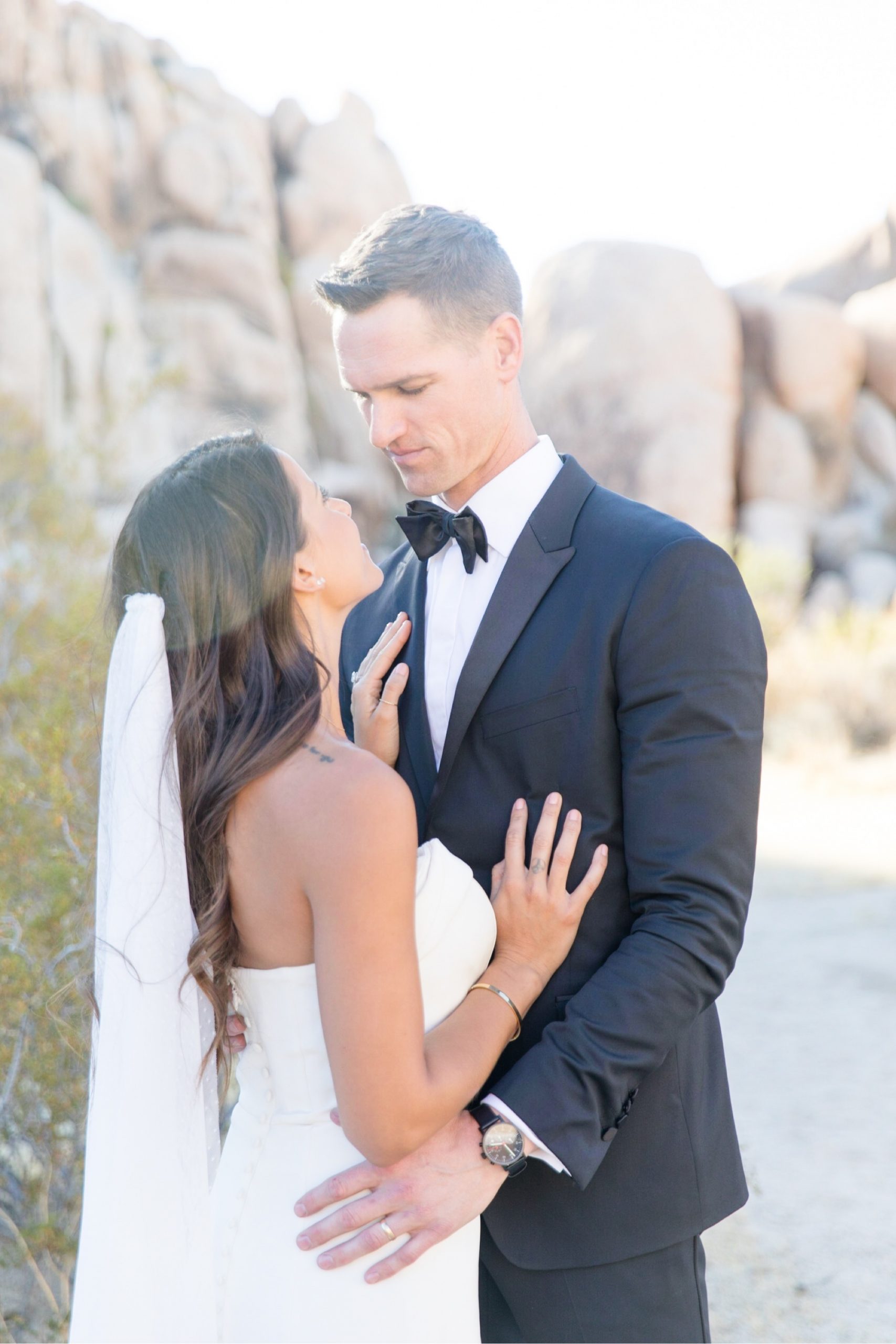 joshua tree wedding portraits