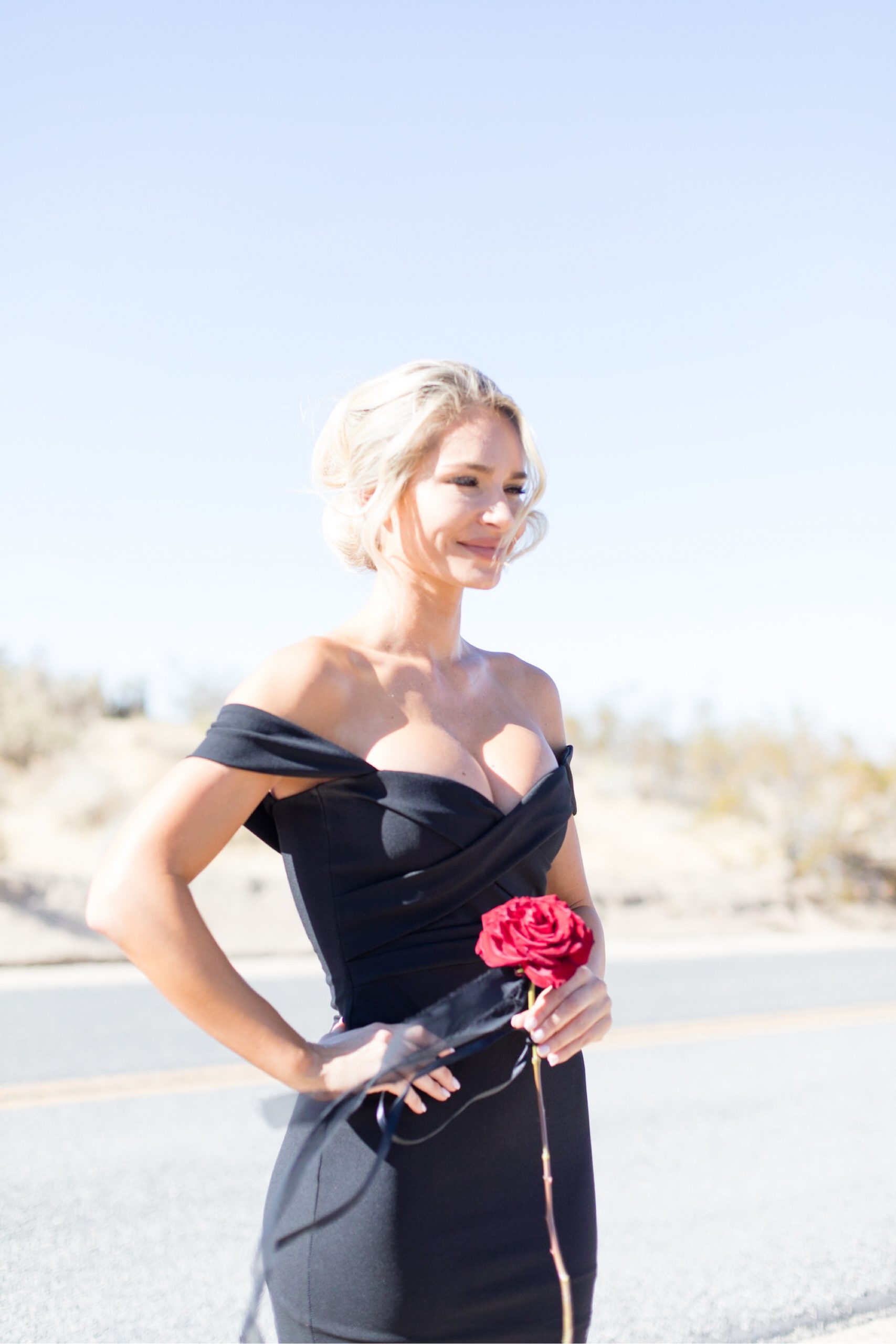 bridesmaid at joshua tree