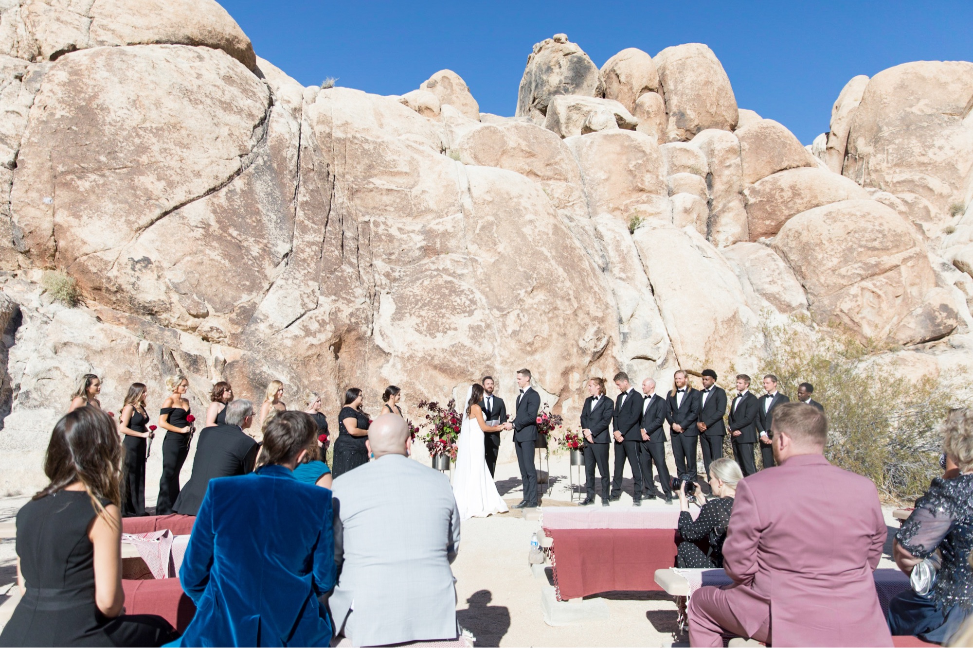 Indian Cove Amphitheater Wedding ceremony