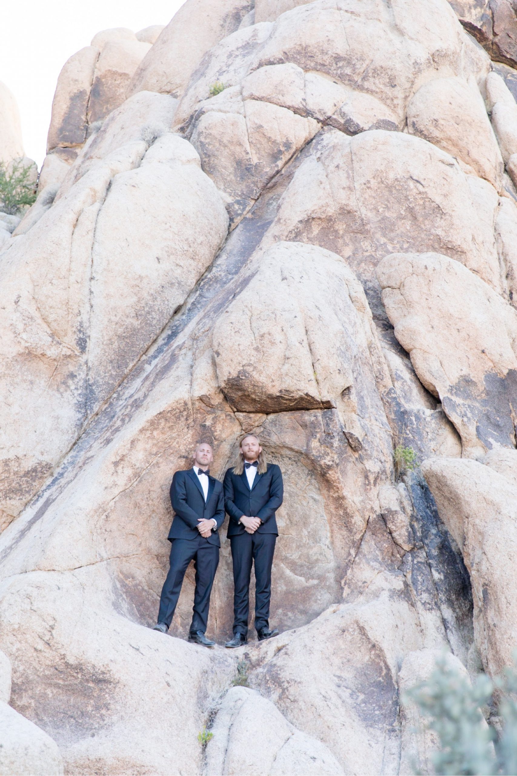 groomsmen at joshua tree