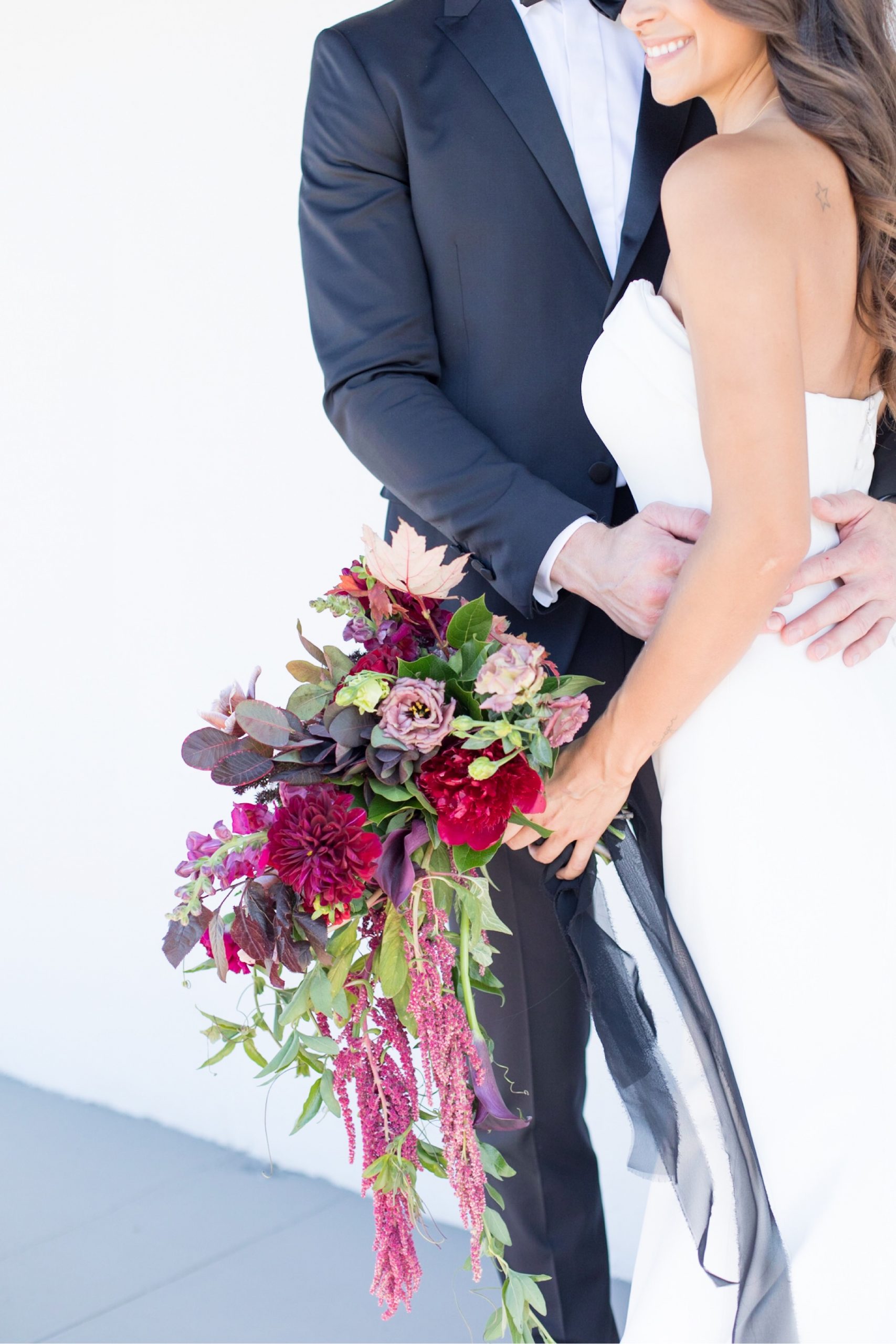 bridal bouquet at palm springs wedding