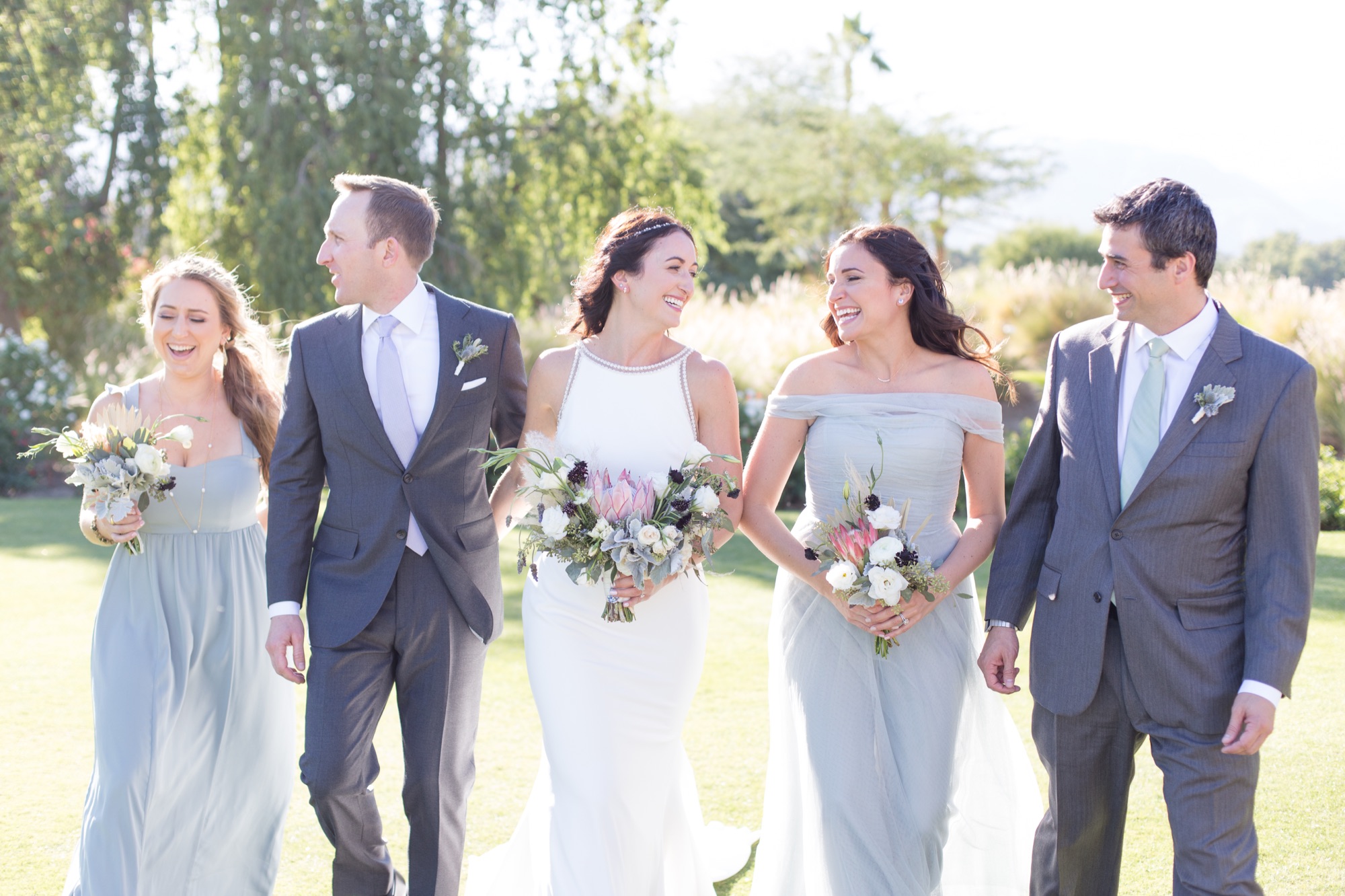 palm springs bridal party
