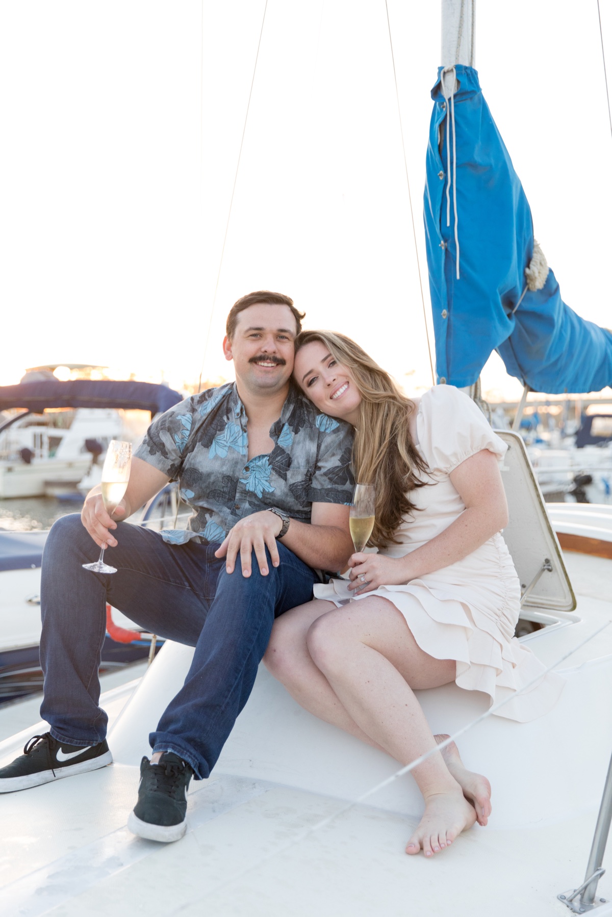 Sailboat Engagement Photos