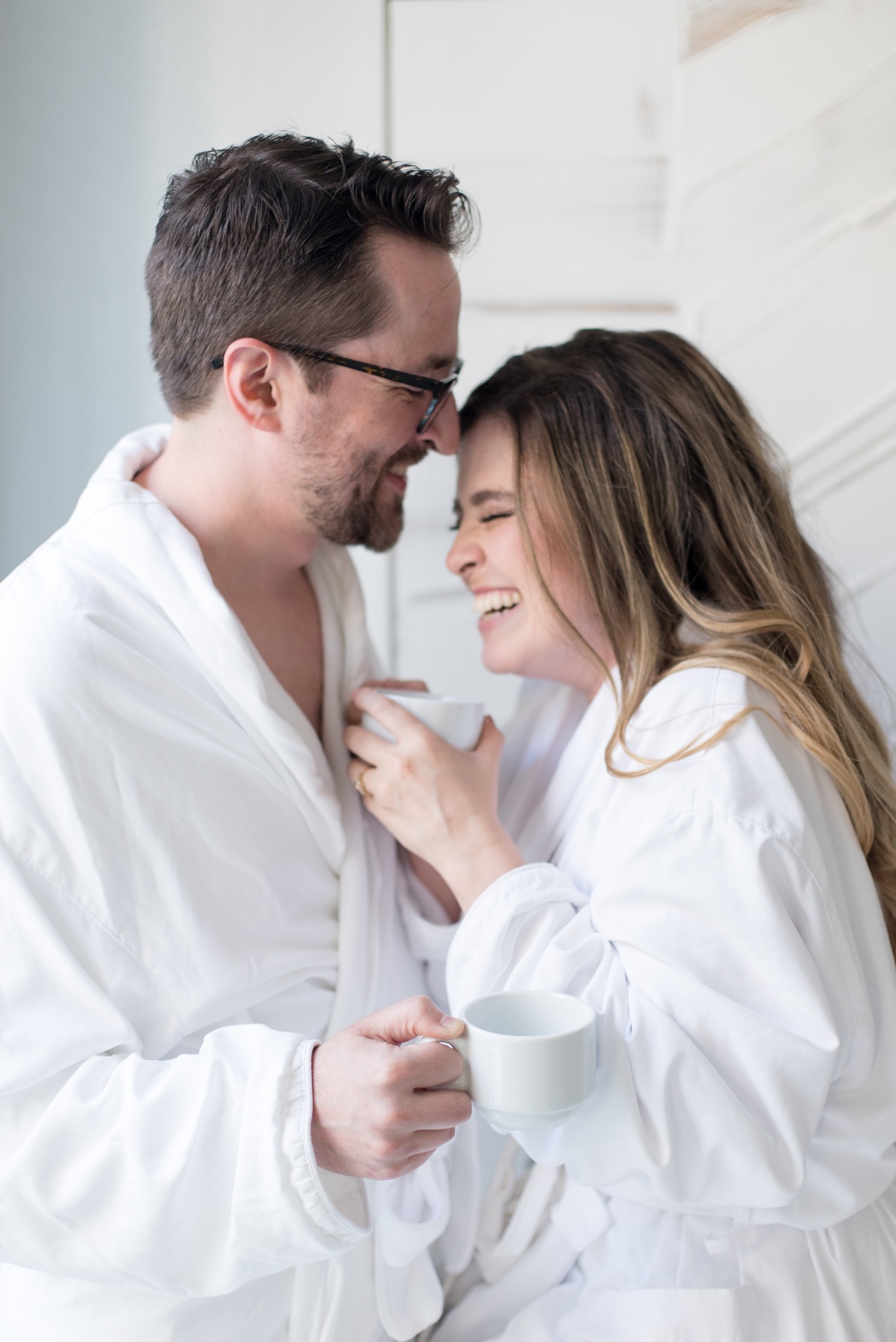 los angeles hotel engagement photos