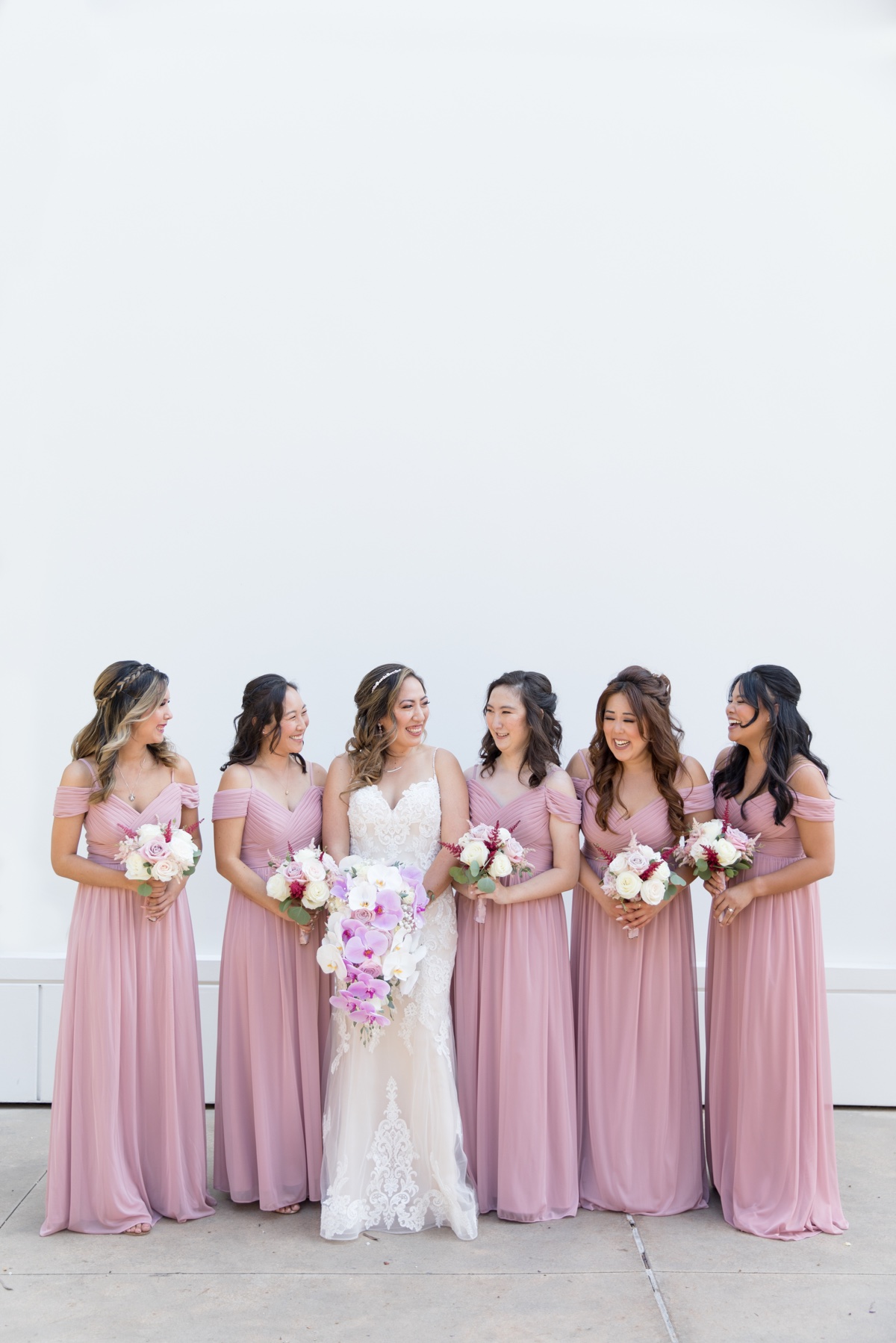 the richard nixon library wedding bridesmaids