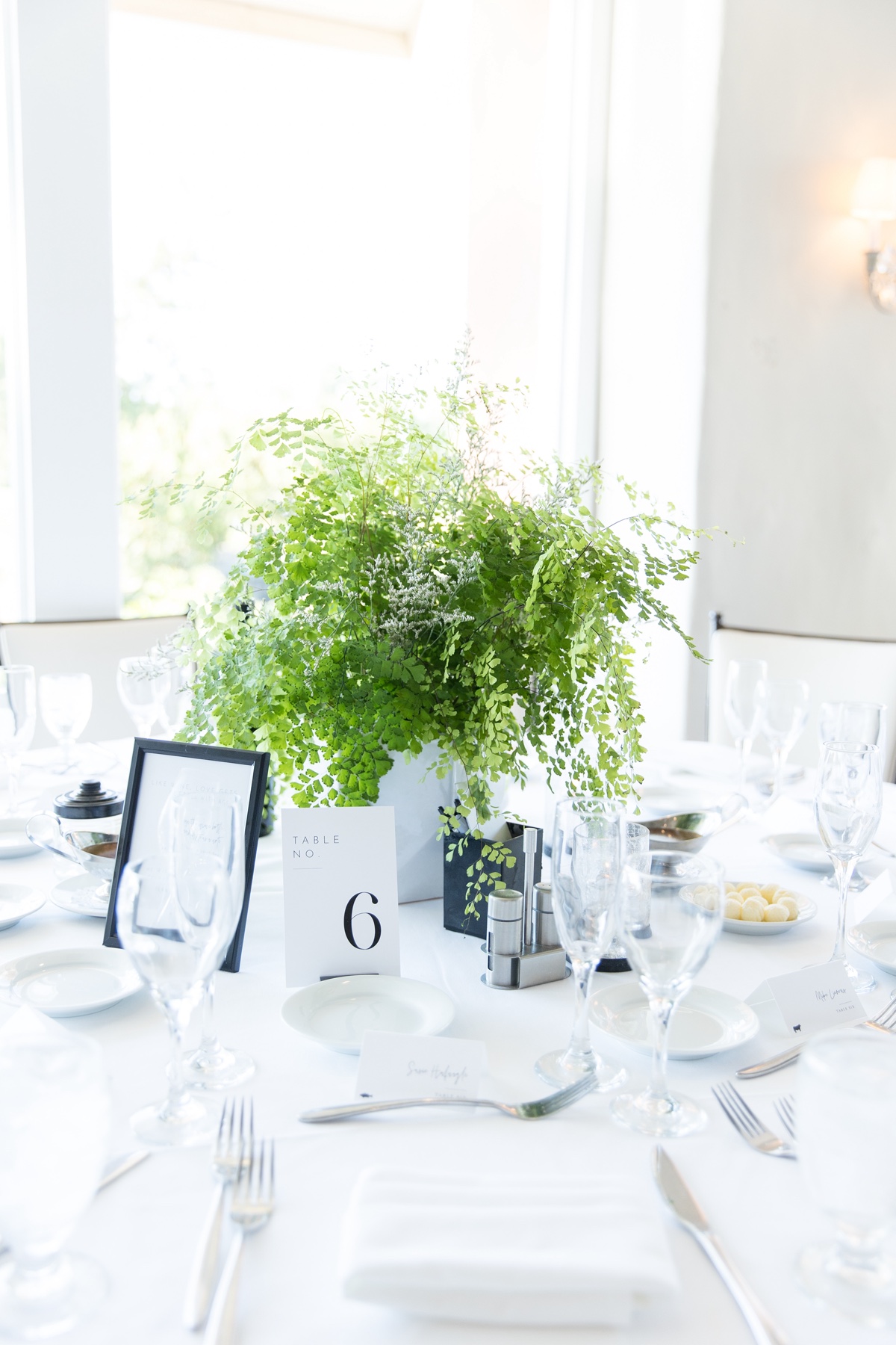 los angeles wedding greenery reception 