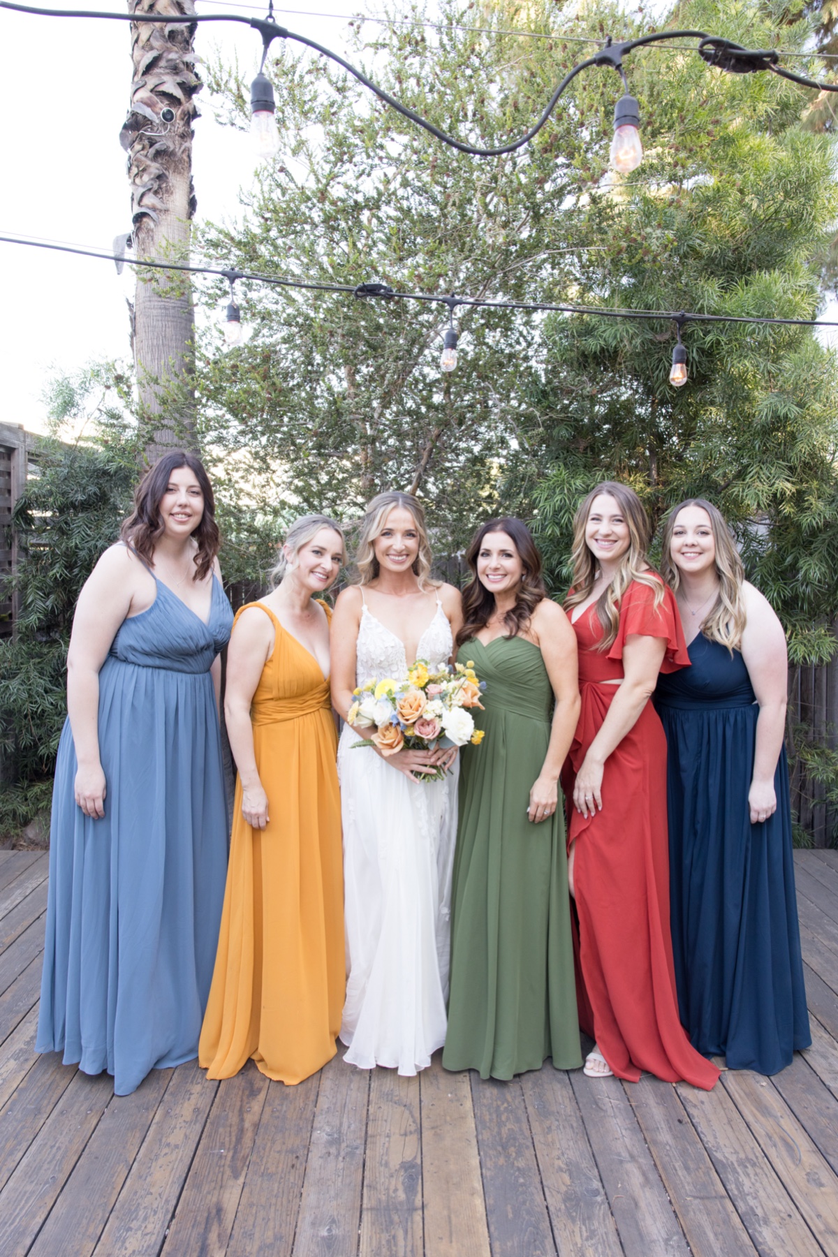 mix match bridesmaid dresses