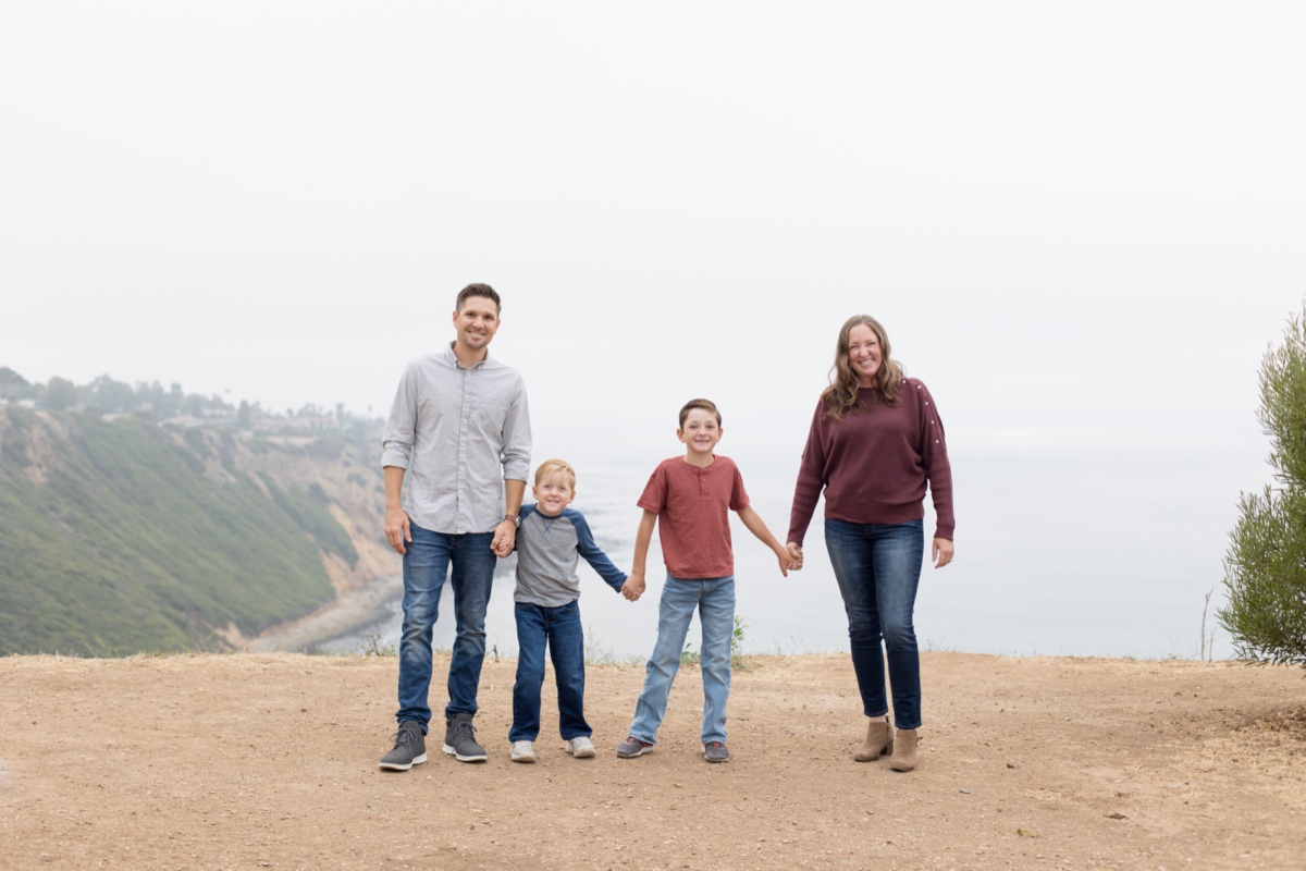 palos verdes beach family photos