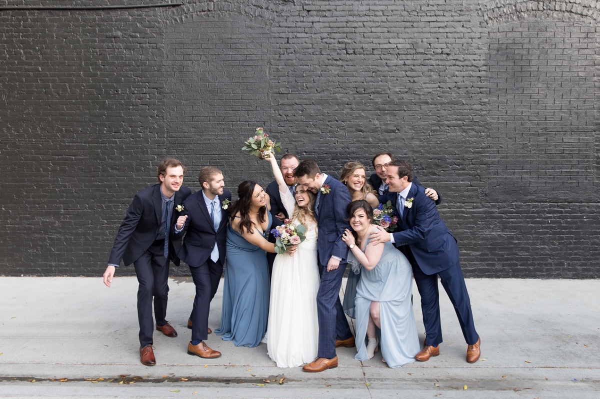 los angeles warehouse wedding at the hnypt