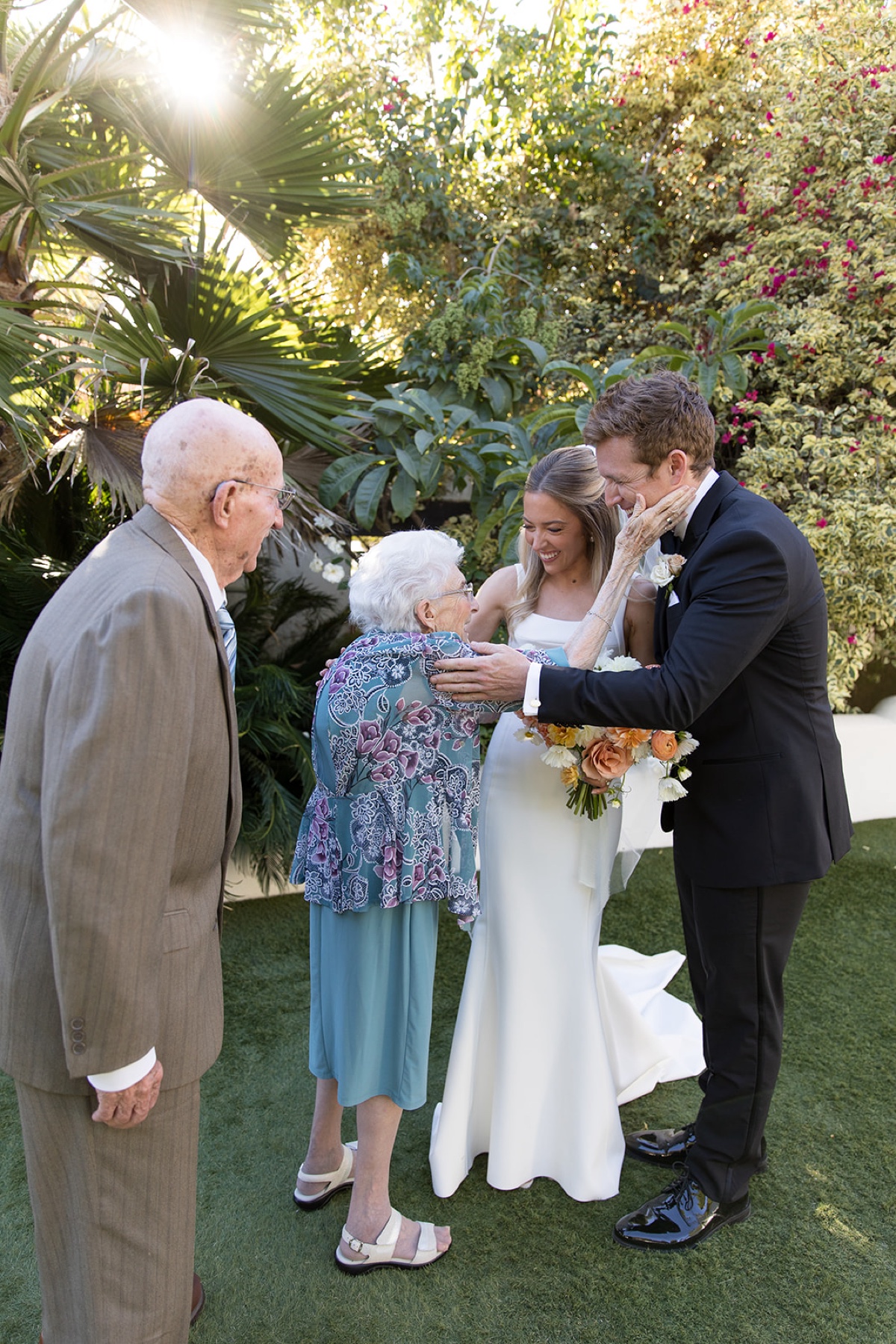 grandparents wedding day portraits 