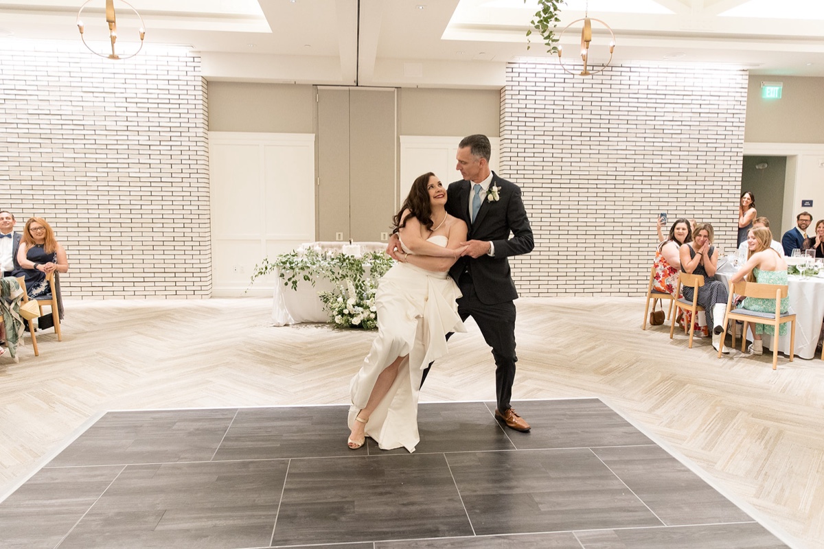 first dance at orange county wedding