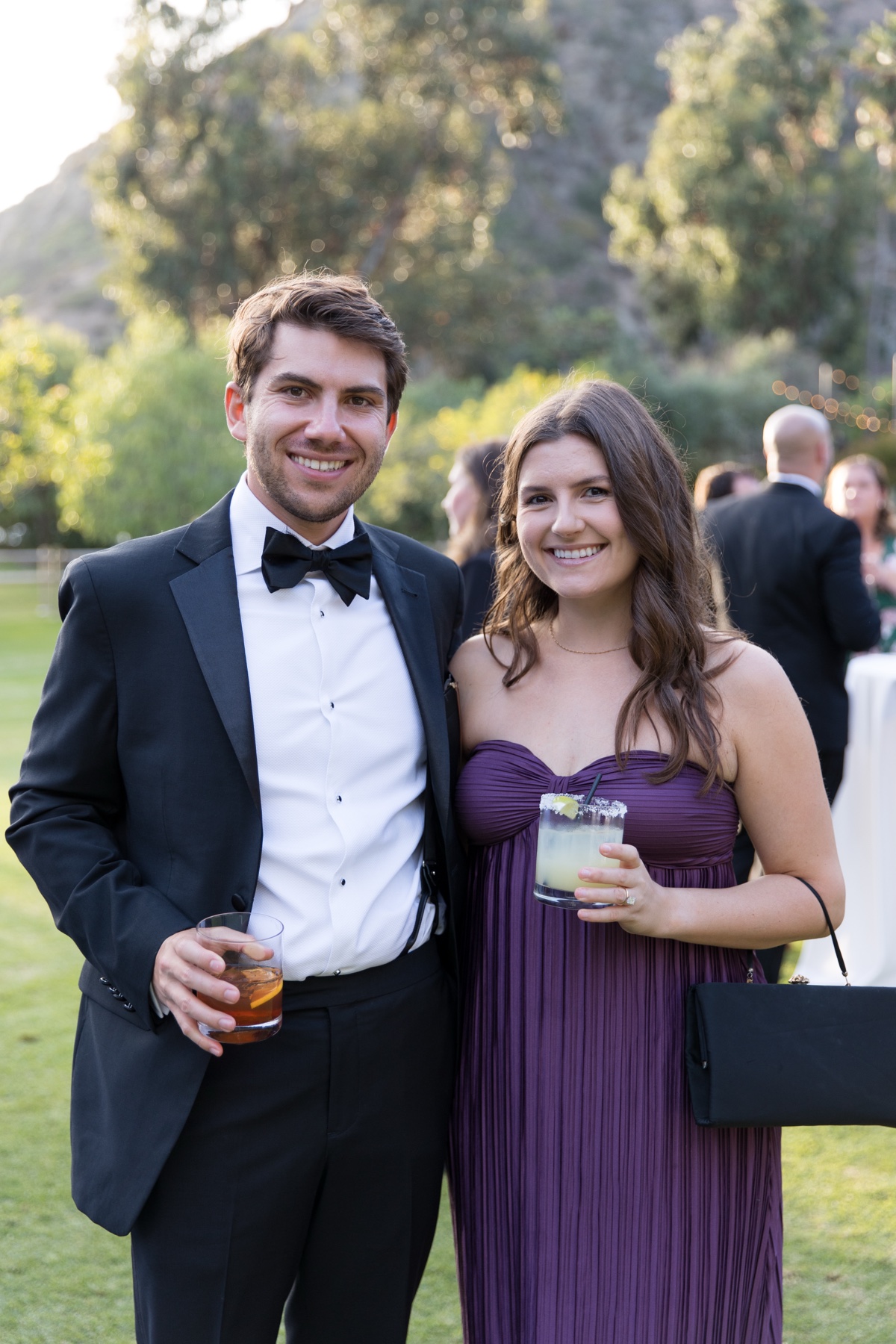 guests at a ranch at laguna beach wedding 