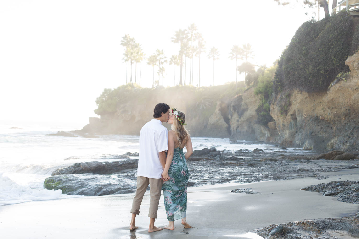 Hawaiian-Inspired-Laguna-Beach-Engagement