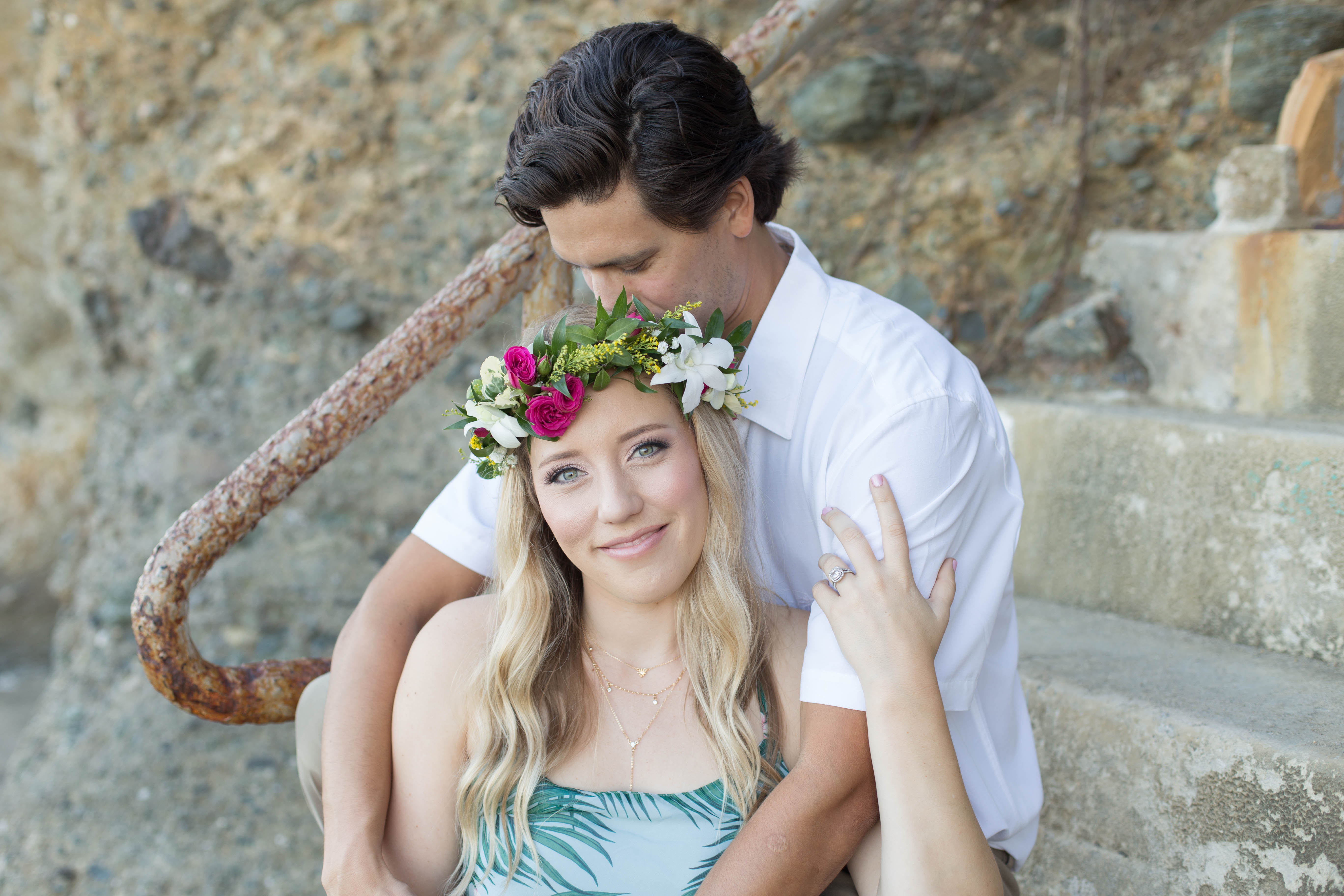 Hawaiian-Inspired-Laguna-Beach-Engagement