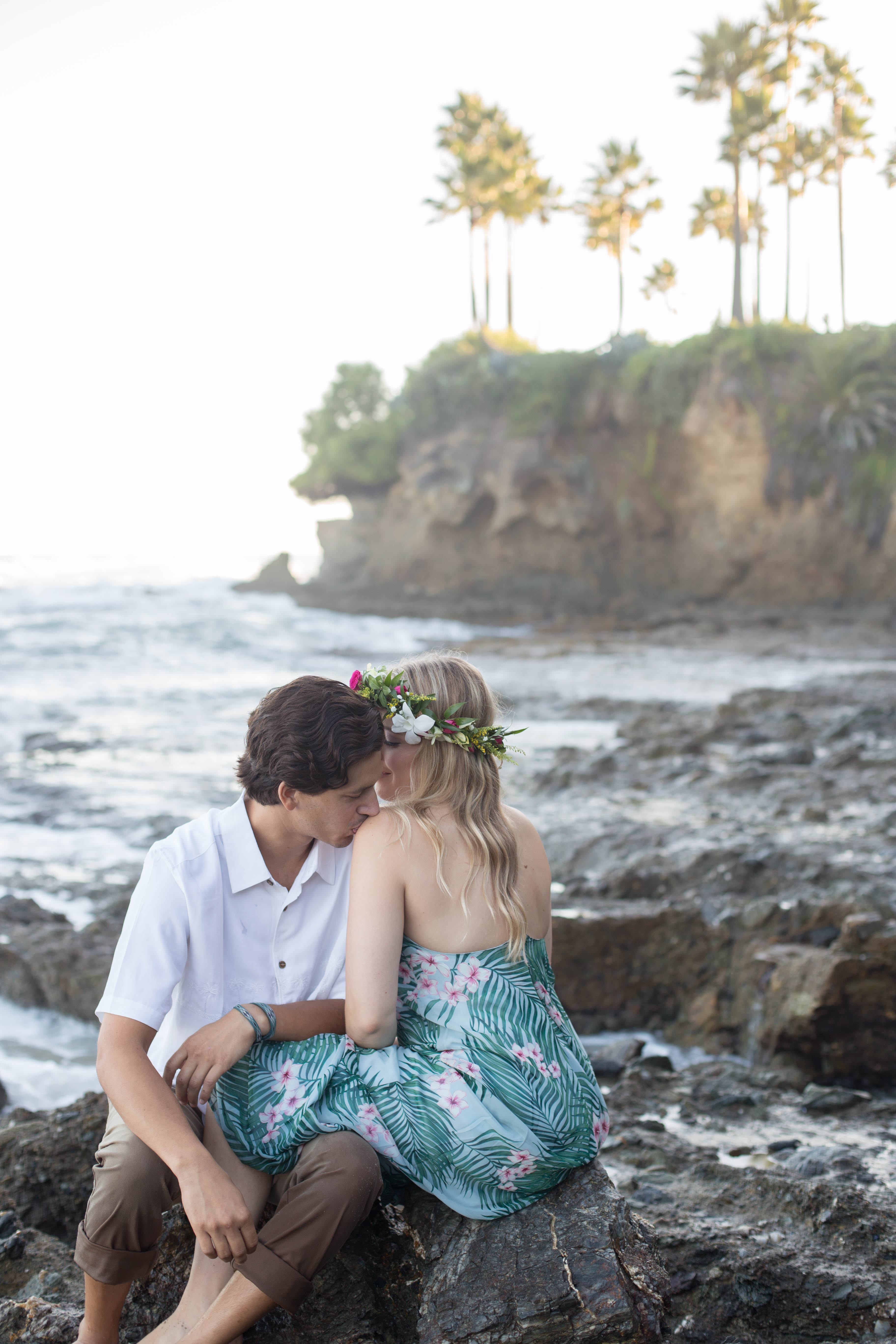 Hawaiian-Inspired-Laguna-Beach-Engagement