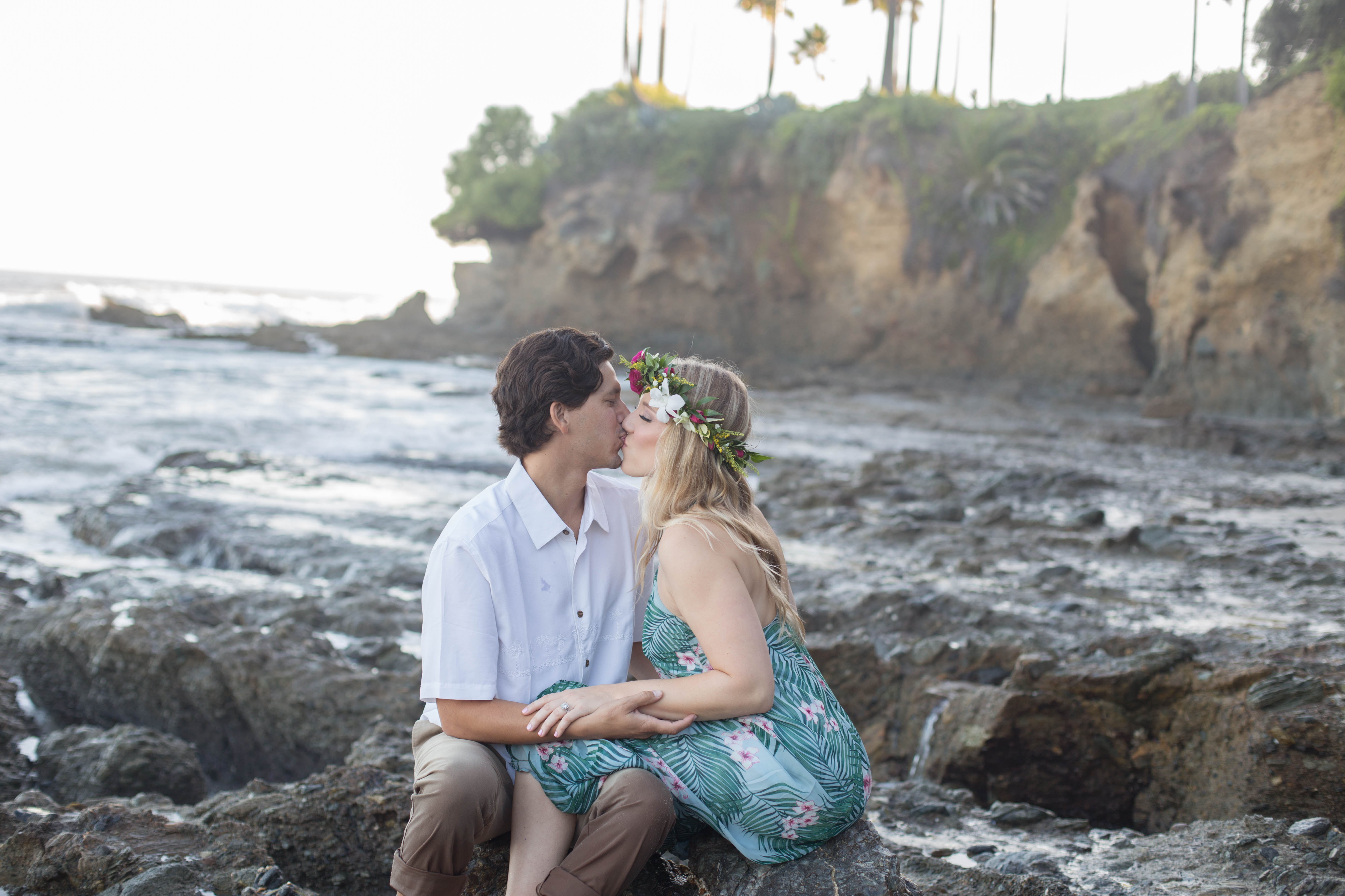 Hawaiian-Inspired-Laguna-Beach-Engagement