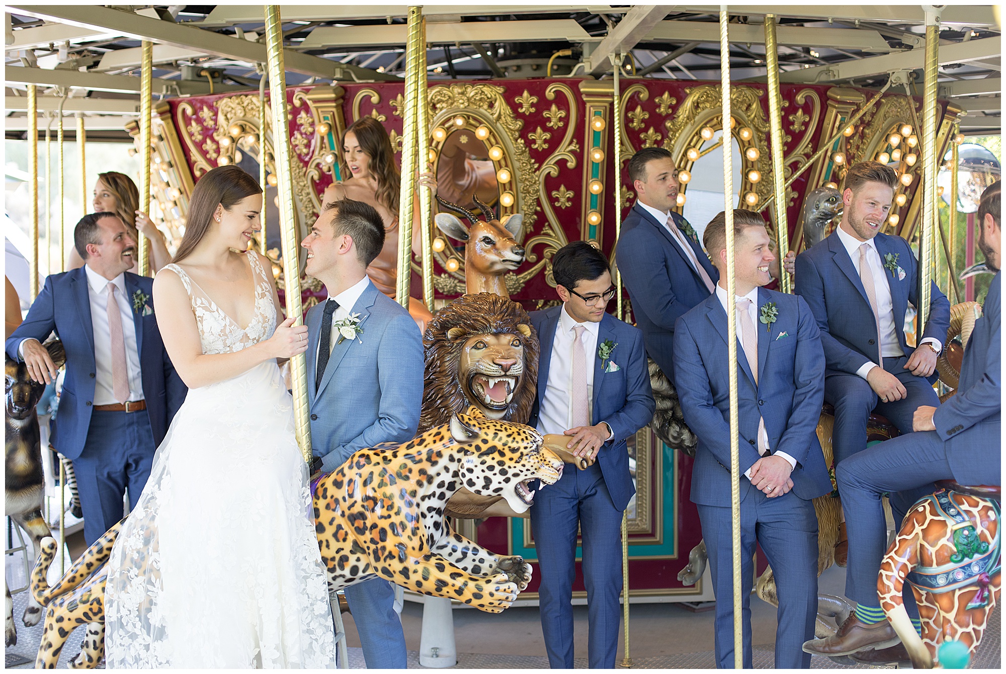 wedding bridal party Carousel
