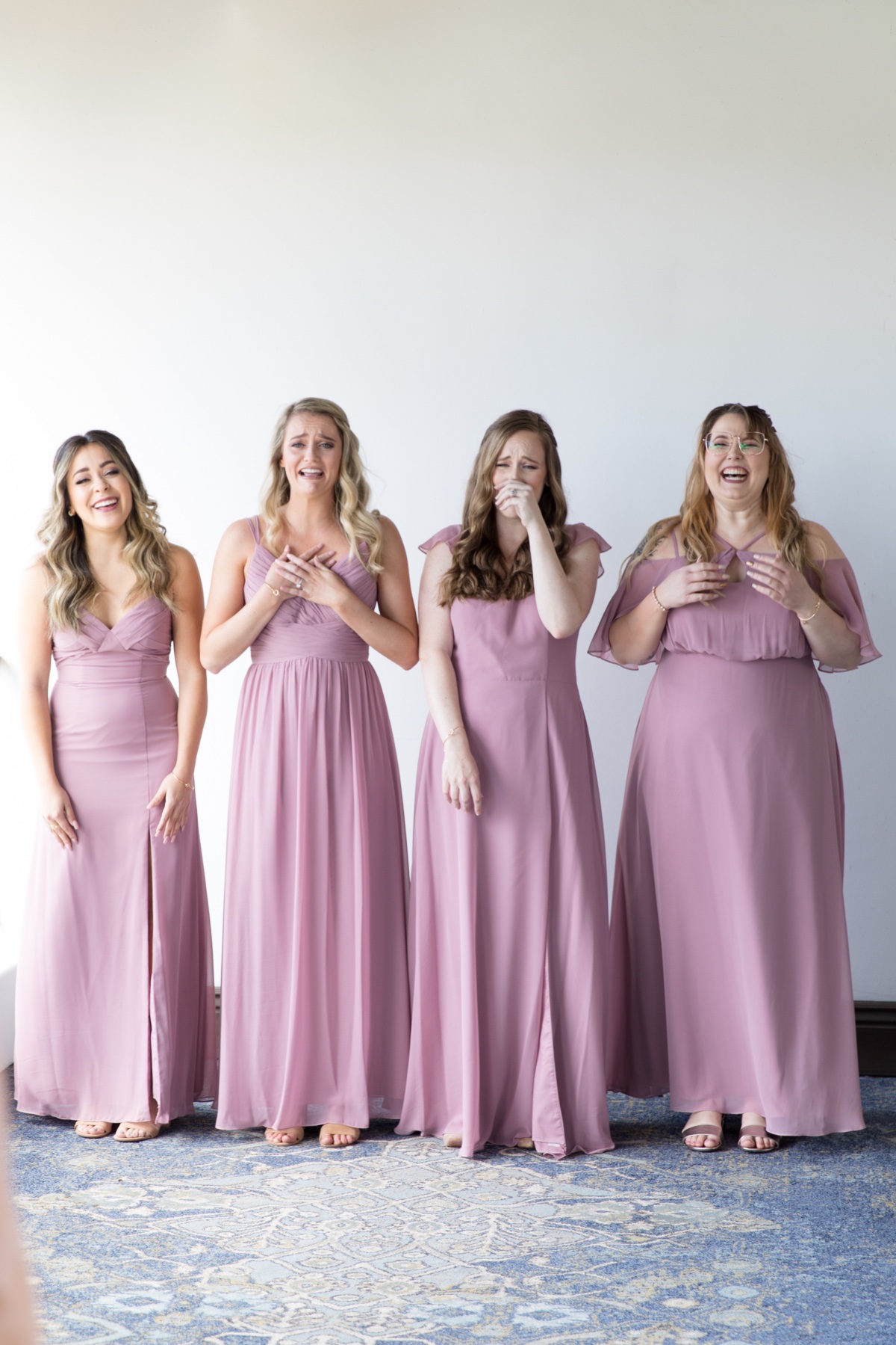 bridesmaids first look