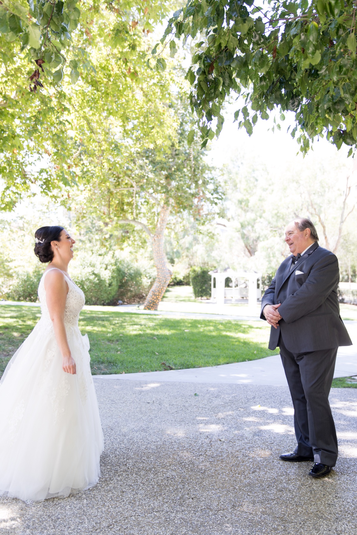 father daughter first look