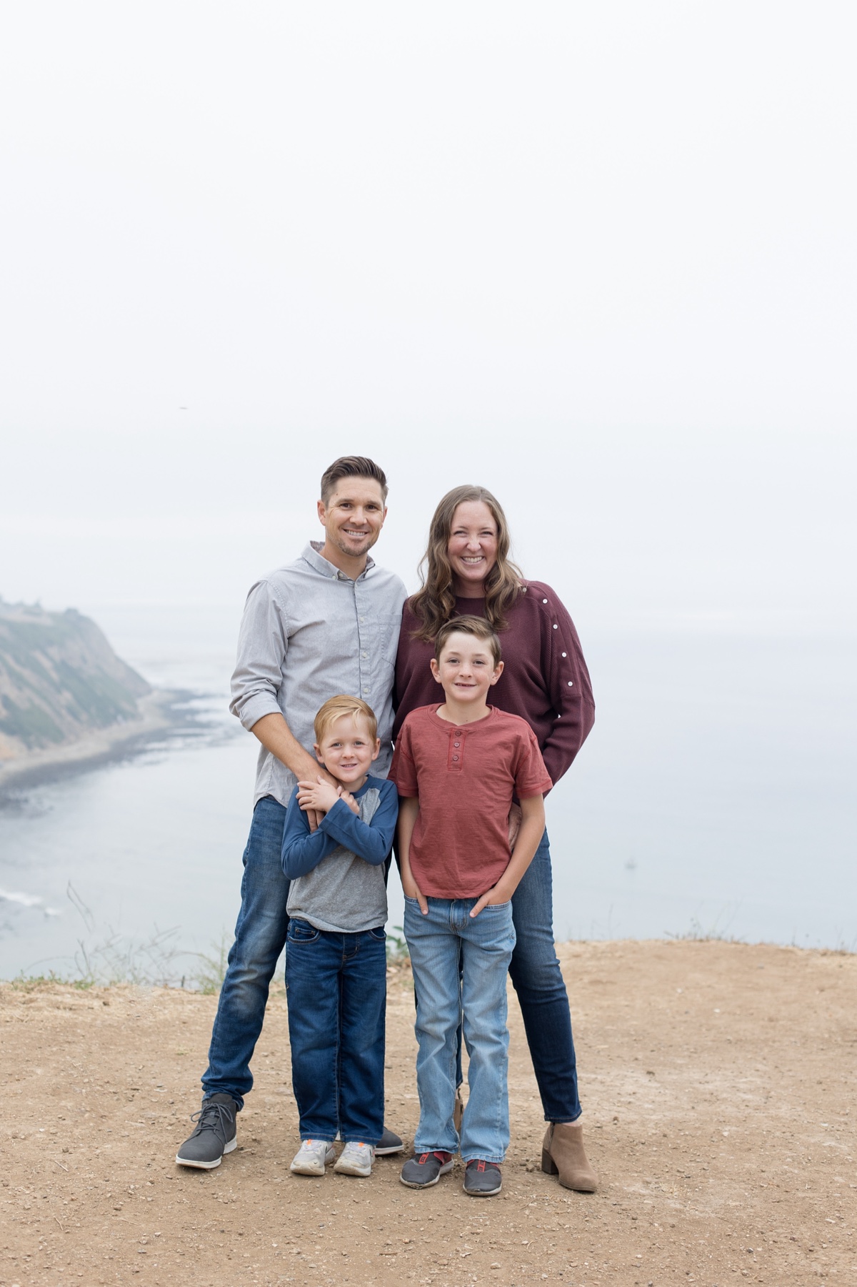 palos verdes beach family photos